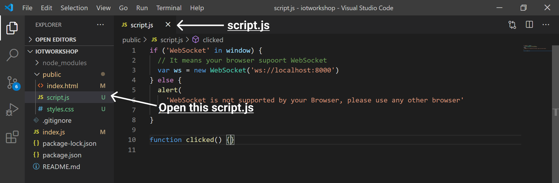 script js file image